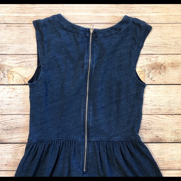 LOFT 0P Blue Dress - Picture 7 of 7